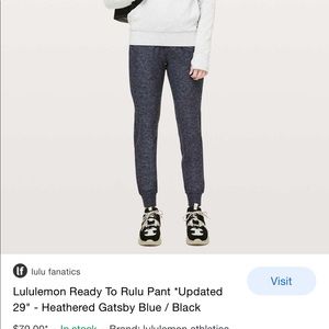 READY TO RULU PANT *UPDATED 29”